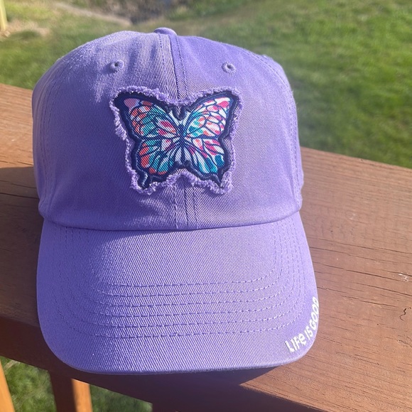 Life Is Good Accessories Life Is Good Baseball Cap Hat Purple